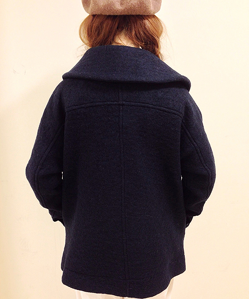 新作人気モデル Wフェイスニットハーフコート CIN