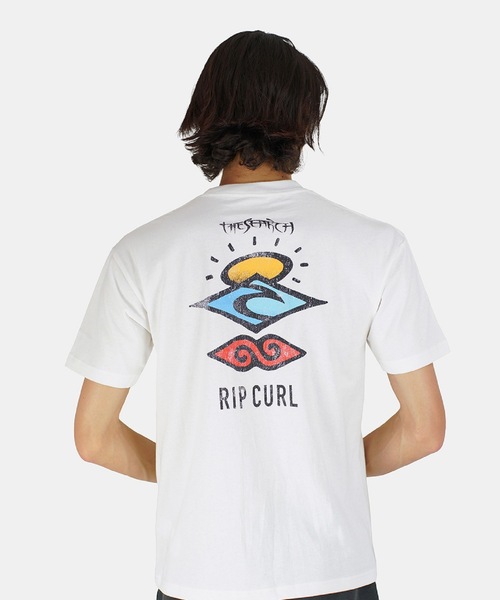 rip curl(リップカール)の「【RIP CURL リップカール】バックプリント半袖Tシャツ / ユニセックス(Tシャツ/カットソー・メンズ・ホワイト/ブラック・MEDIUM/LARGE/X-LARGE)」の1枚目の写真