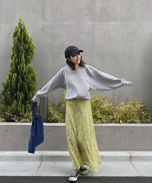 archives（アルシーヴ）の「【web限定item】レースマーメイドスカート（スカート・レディース・グリーン系その他/ブルー/オフホワイト・MEDIUM）」の3枚目の写真