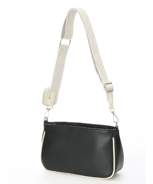 バイカラーコンビボディバッグ