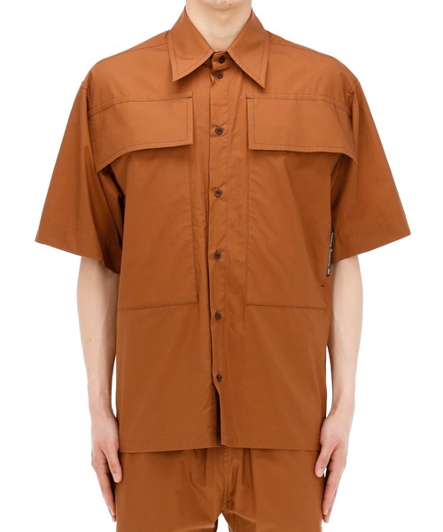 yoshiokubo(ヨシオクボ)の「yoshiokubo “PAJAMAS”シャツ(シャツ/ブラウス・メンズ・ブラウン・2)」の1枚目の写真