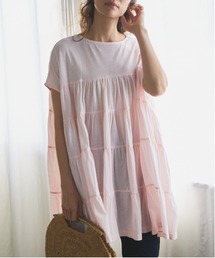 ティアードショートスリーブチュニック