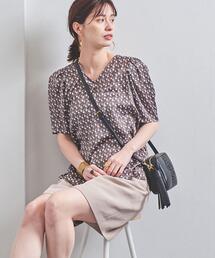 UNITED ARROWS | UBC スクエアプリント パフスリーブ ブラウス(シャツ/ブラウス)