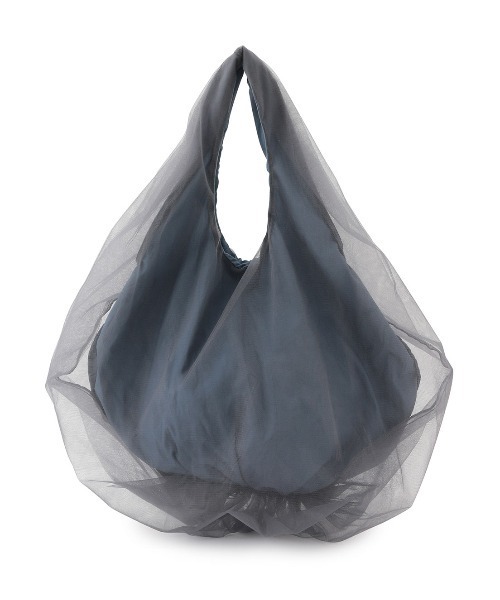 HELOYSE（エロイーズ）の「【HELOYSE】balloon tulle bag（ショルダーバッグ・レディース・グレー・M）」の2枚目の写真