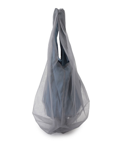 HELOYSE（エロイーズ）の「【HELOYSE】balloon tulle bag（ショルダーバッグ・レディース・グレー・M）」の3枚目の写真