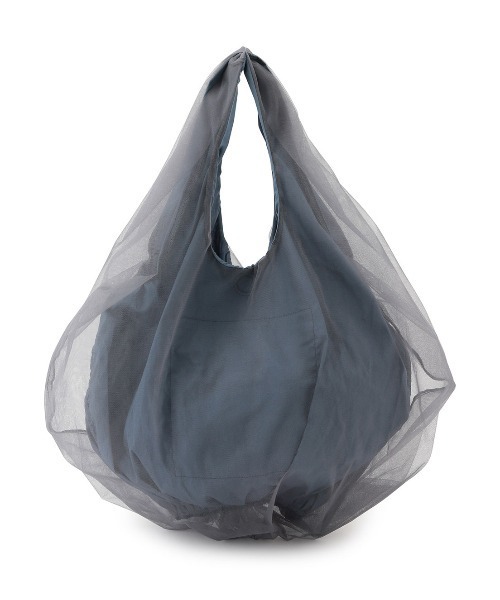 HELOYSE（エロイーズ）の「【HELOYSE】balloon tulle bag（ショルダーバッグ・レディース・グレー・M）」の4枚目の写真