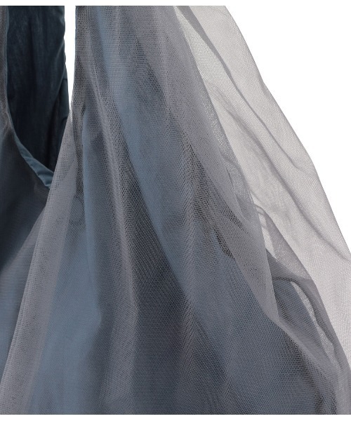 HELOYSE（エロイーズ）の「【HELOYSE】balloon tulle bag（ショルダーバッグ・レディース・グレー・M）」の5枚目の写真