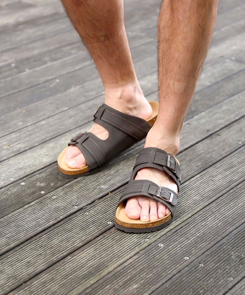 EDWIN(エドウィン)の「【EDWIN/エドウィン】ダブルベルトサンダル EW9128(サンダル・メンズ・ブラウン系その他/ブラック/ダークブラウン・28cm/27cm/25cm/26cm)」の3枚目の写真