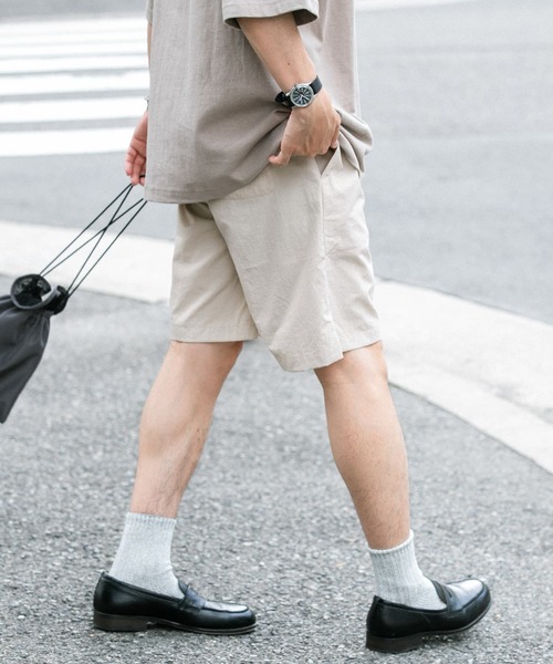 ITEMS URBANRESEARCH（アイテムズ アーバンリサーチ）の「ナイロンイージーショートパンツ（その他パンツ・メンズ・カーキ/ベージュ/ブラック・MEDIUM/LARGE）」の10枚目の写真