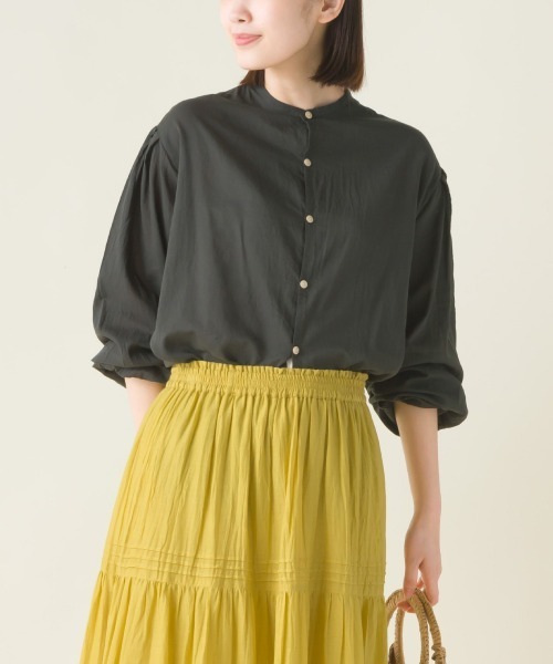 SINME◆長袖ブラウス/M/コットン/WHT/S490// SINME(シンメ) / 長袖ブラウス/M/コットン/WHT/S490 | 古着の