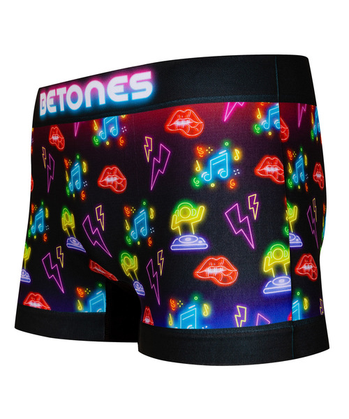 BETONES(ビトーンズ)の「【BETONES/ビトーンズ】「MUSIC」 アンダーウェア MUSIC-MUS001(ボクサーパンツ・レディース・ブラック・FREE)」の2枚目の写真