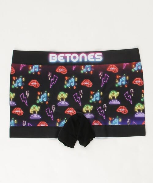 BETONES(ビトーンズ)の「【BETONES/ビトーンズ】「MUSIC」 アンダーウェア MUSIC-MUS001(ボクサーパンツ・レディース・ブラック・FREE)」の6枚目の写真