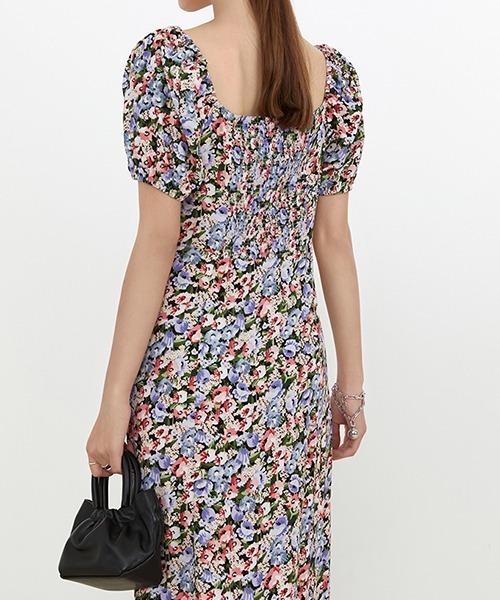 Fano Studios（ファノ ストゥディオズ）の「【Fano Studios】Floral slit puff sleeve dress FX21L204（ワンピース・レディース・パープル系その他・L/S/M）」の15枚目の写真