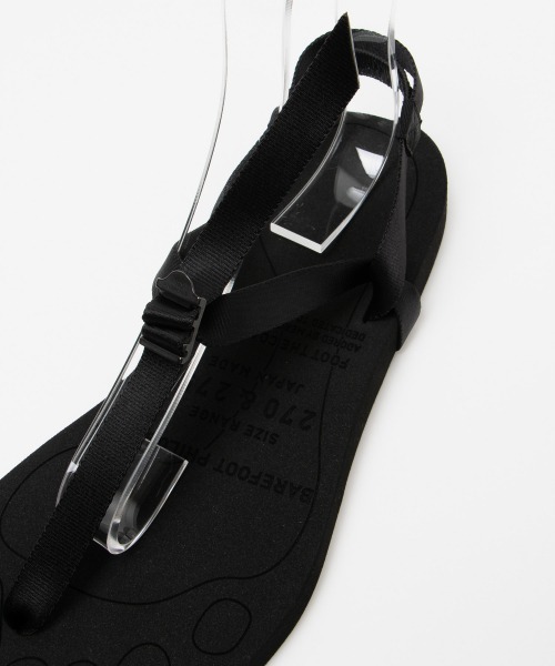 foot the coacher（フットザコーチャー）の「foot the coacher　BAREFOOT SANDALS（サンダル・メンズ・ブラック・26.5/27.5）」の3枚目の写真