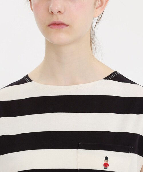 MACKINTOSH PHILOSOPHY（ﾏｯｷﾝﾄｯｼｭ ﾌｨﾛｿﾌｨｰ）の「【BUCKINGHAM BEAR】ノースリーブワンピース（ワンピース・レディース・ブラック/ベージュ系その他・38）」の15枚目の写真