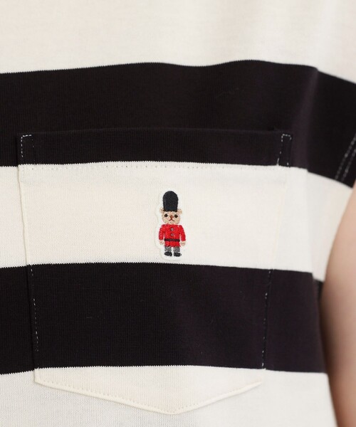 MACKINTOSH PHILOSOPHY（ﾏｯｷﾝﾄｯｼｭ ﾌｨﾛｿﾌｨｰ）の「【BUCKINGHAM BEAR】ノースリーブワンピース（ワンピース・レディース・ブラック/ベージュ系その他・38）」の4枚目の写真