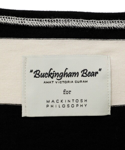 MACKINTOSH PHILOSOPHY（ﾏｯｷﾝﾄｯｼｭ ﾌｨﾛｿﾌｨｰ）の「【BUCKINGHAM BEAR】ノースリーブワンピース（ワンピース・レディース・ブラック/ベージュ系その他・38）」の14枚目の写真