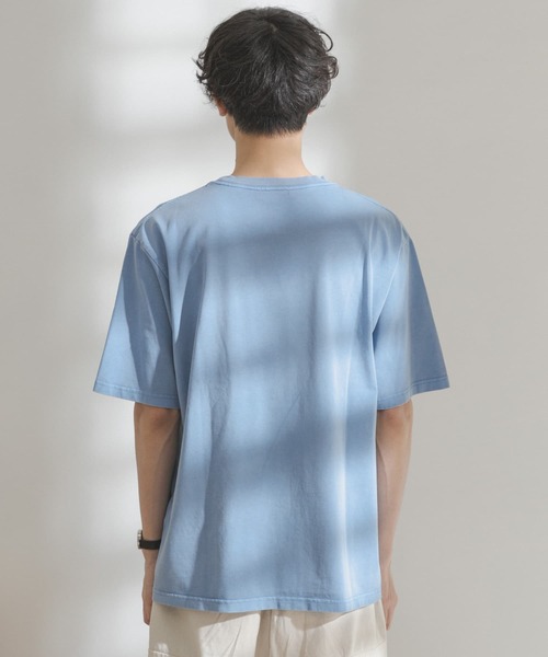 FORK&SPOON(フォークアンドスプーン)の「FORK&SPOON 超長綿ガーメントダイカットソー(Tシャツ/カットソー・メンズ・アイボリー/グリーン系その他/ブルー系その他・4/5)」の13枚目の写真