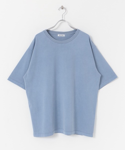FORK&SPOON(フォークアンドスプーン)の「FORK&SPOON 超長綿ガーメントダイカットソー(Tシャツ/カットソー・メンズ・アイボリー/グリーン系その他/ブルー系その他・4/5)」の6枚目の写真