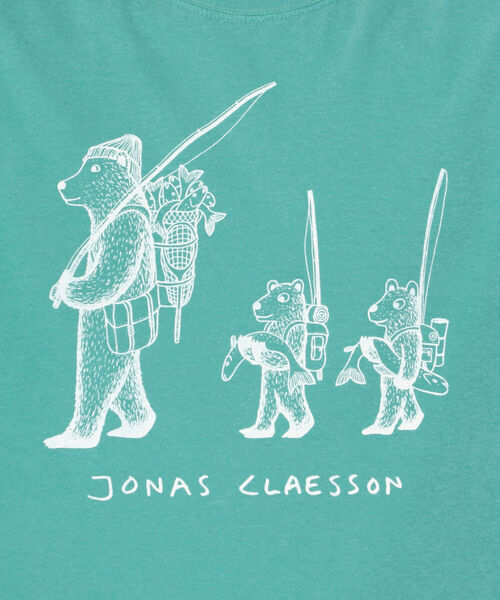 MANASTASH（マナスタッシュ）の「MANASTASH×JONAS CLAESSON/マナスタッシュ×ジョナスクレアッソン　 BEARY　Tシャツ（Tシャツ/カットソー・メンズ・グリーン・MEDIUM/LARGE/X-LARGE）」の11枚目の写真