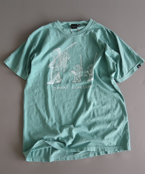 MANASTASH（マナスタッシュ）の「MANASTASH×JONAS CLAESSON/マナスタッシュ×ジョナスクレアッソン　 BEARY　Tシャツ（Tシャツ/カットソー・メンズ・グリーン・MEDIUM/LARGE/X-LARGE）」の4枚目の写真