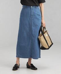 green label relaxing（グリーンレーベルリラクシング）の「コットン LI デニム タイト スカート（スカート）」
