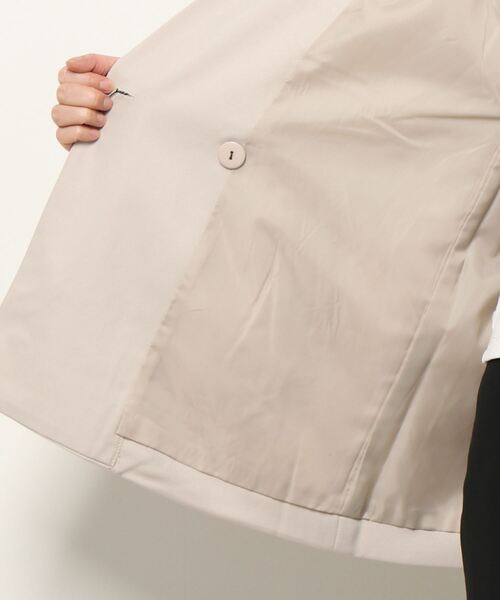 RASVOA（ラスボア）の「【セットアップ着用可】ウールライクダブルテーラードジャケット（テーラードジャケット・レディース・ブラック/アイボリー・FREE）」の11枚目の写真