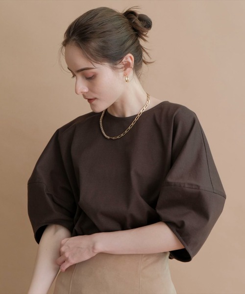 CADUNE（カデュネ）の「ボリュームスリーブカットソー（Tシャツ
