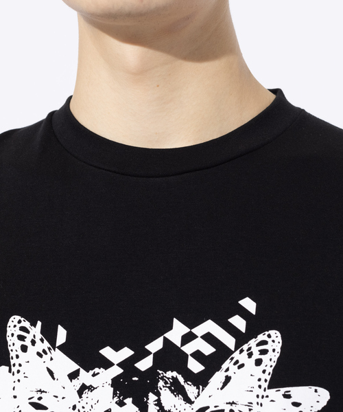 5351 POUR LES HOMMES（ゴーサンゴーイチプールオム）の「【BLANC】 BLACK ANIMALS 半袖 Tシャツ（Tシャツ/カットソー・メンズ・ホワイト/チャコールグレー/ブラック・48/46）」の7枚目の写真