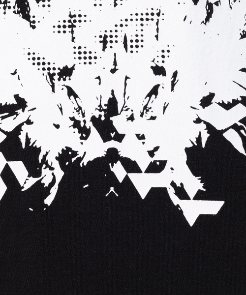5351 POUR LES HOMMES（ゴーサンゴーイチプールオム）の「【BLANC】 BLACK ANIMALS 半袖 Tシャツ（Tシャツ/カットソー・メンズ・ホワイト/チャコールグレー/ブラック・48/46）」の10枚目の写真