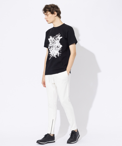 5351 POUR LES HOMMES（ゴーサンゴーイチプールオム）の「【BLANC】 BLACK ANIMALS 半袖 Tシャツ（Tシャツ/カットソー・メンズ・ホワイト/チャコールグレー/ブラック・48/46）」の12枚目の写真