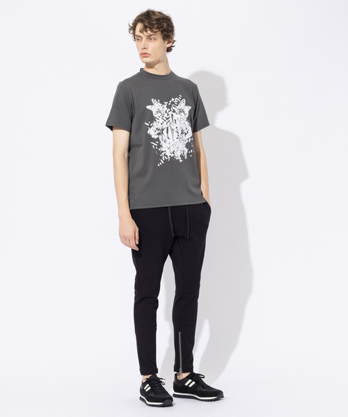 5351 POUR LES HOMMES（ゴーサンゴーイチプールオム）の「【BLANC】 BLACK ANIMALS 半袖 Tシャツ（Tシャツ/カットソー・メンズ・ホワイト/チャコールグレー/ブラック・48/46）」の14枚目の写真