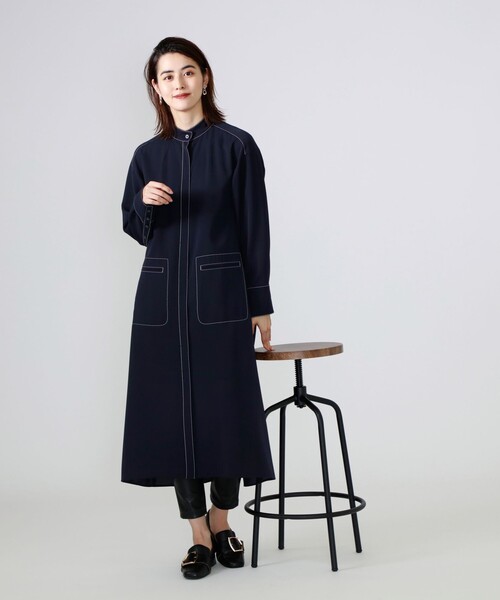 CAST:（キャストコロン）の「バックボタンワンピース（ワンピース・レディース・ブラウン/ネイビー・S/M）」の20枚目の写真