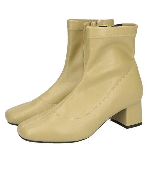 ORiental TRaffic（オリエンタルトラフィック）の「スクエアトゥストレッチブーツ 11416（ブーツ・レディース・ブラック/グリーン/ブラウン/ホワイト・3L/LL/L/M/S/SS）」の16枚目の写真