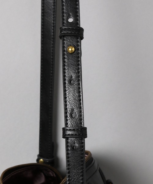 JEANASIS（ジーナシス）の「ヴィンテージボストンバッグ/214938（ショルダーバッグ・レディース・ブラック/ブラック系その他/キャメル/ホワイト/シルバー/ブラック×ゴールド・FREE）」の18枚目の写真