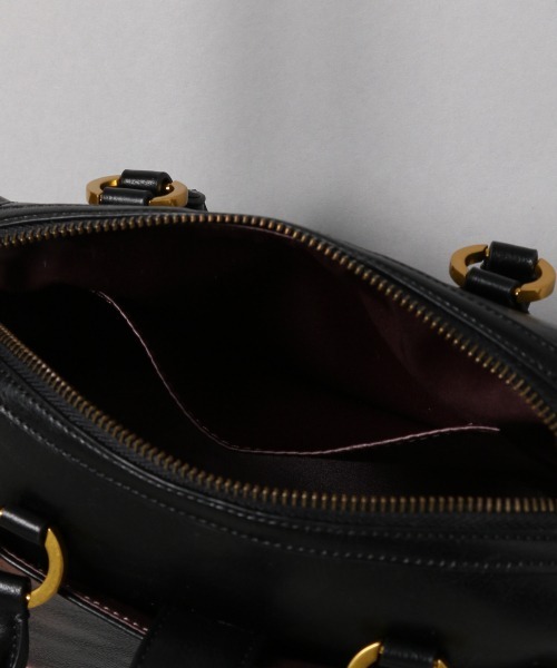 JEANASIS（ジーナシス）の「ヴィンテージボストンバッグ/214938（ショルダーバッグ・レディース・ブラック/ブラック系その他/キャメル/ホワイト/シルバー/ブラック×ゴールド・FREE）」の19枚目の写真