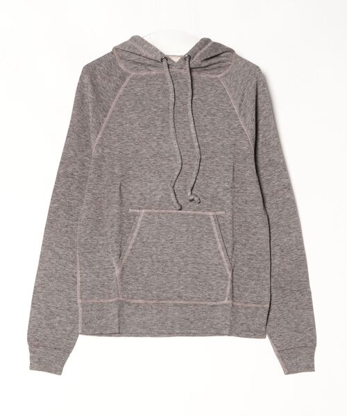 v::room(ヴィルーム)の「TENCEL HEATHER SPONGE - PULL PARKA L/S(スウェット・メンズ・ネイビー/スカイブルー/ブラウン/ブラック/アイボリー・SMALL/LARGE/MEDIUM)」の4枚目の写真