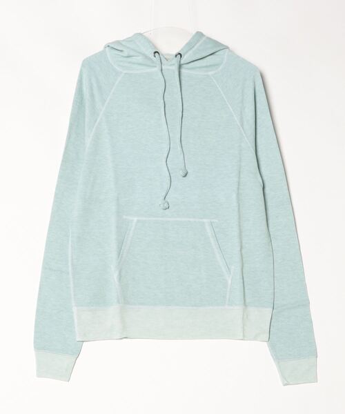 v::room(ヴィルーム)の「TENCEL HEATHER SPONGE - PULL PARKA L/S(スウェット・メンズ・ネイビー/スカイブルー/ブラウン/ブラック/アイボリー・SMALL/LARGE/MEDIUM)」の5枚目の写真