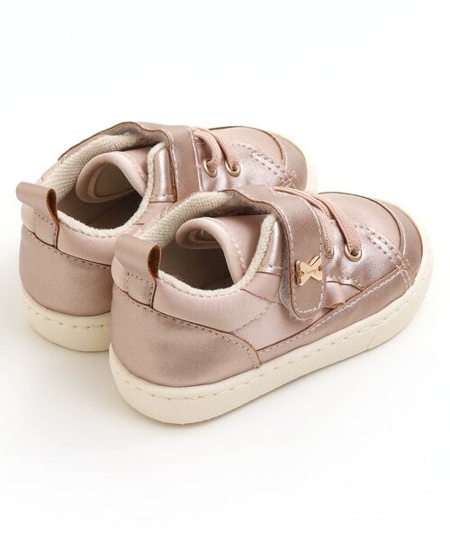 apres les cours（アプレレクール）の「■フリルスニーカー（スニーカー・キッズ・ブラウン/ピンク・16/18/19/13/14/15 /17）」の7枚目の写真