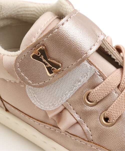 apres les cours（アプレレクール）の「■フリルスニーカー（スニーカー・キッズ・ブラウン/ピンク・16/18/19/13/14/15 /17）」の10枚目の写真