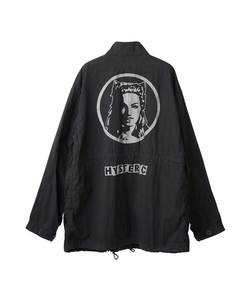 HYSTERIC GLAMOUR（ヒステリックグラマー）の「CAT WOMAN オーバーサイズコート（その他アウター・レディース・ブラック/カーキ/カモフラージュ・FREE）」の5枚目の写真