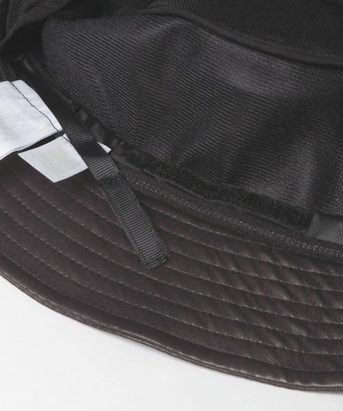 SENSE OF PLACE by URBAN RESEARCH（センスオブプレイスバイアーバンリサーチ）の「フェイクレザーバケットハット（ハット・メンズ・ブラック・ONE）」の3枚目の写真