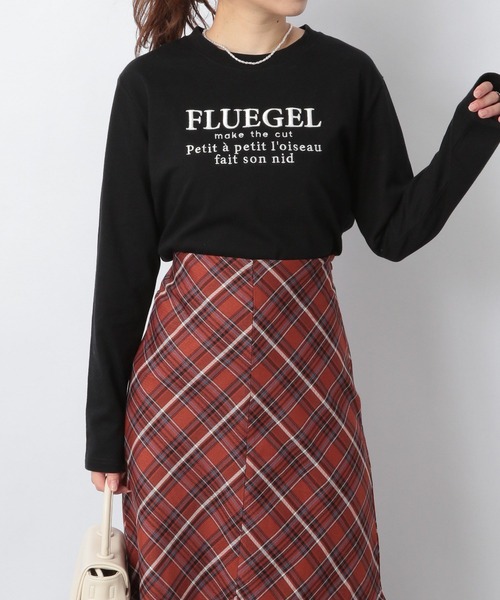 Heather（ヘザー）の「アソートロゴロンT　237220（Tシャツ/カットソー・レディース・ホワイト/アイボリー/ブラック/ブラック系その他/ホワイト×パープル/ホワイト×ブラック/ホワイト系その他・FREE）」の7枚目の写真