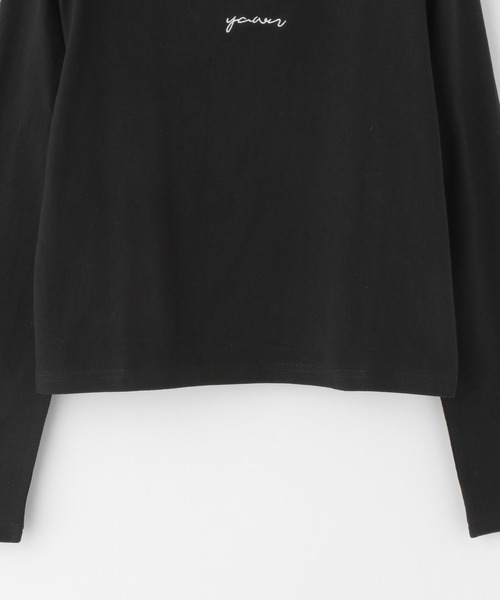 Heather（ヘザー）の「アソートロゴロンT　237220（Tシャツ/カットソー・レディース・ホワイト/アイボリー/ブラック/ブラック系その他/ホワイト×パープル/ホワイト×ブラック/ホワイト系その他・FREE）」の15枚目の写真