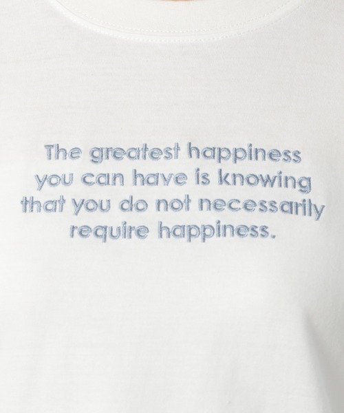 Heather（ヘザー）の「アソートロゴロンT　237220（Tシャツ/カットソー・レディース・ホワイト/アイボリー/ブラック/ブラック系その他/ホワイト×パープル/ホワイト×ブラック/ホワイト系その他・FREE）」の18枚目の写真