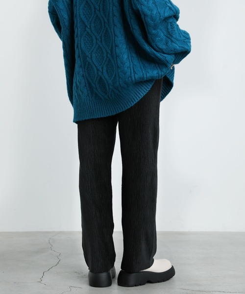 select MOCA（セレクトモカ）の「2021 AW ベロア楊柳ストレートパンツ（その他パンツ・レディース・ブラック/ブラウン/グレー・FREE）」の19枚目の写真