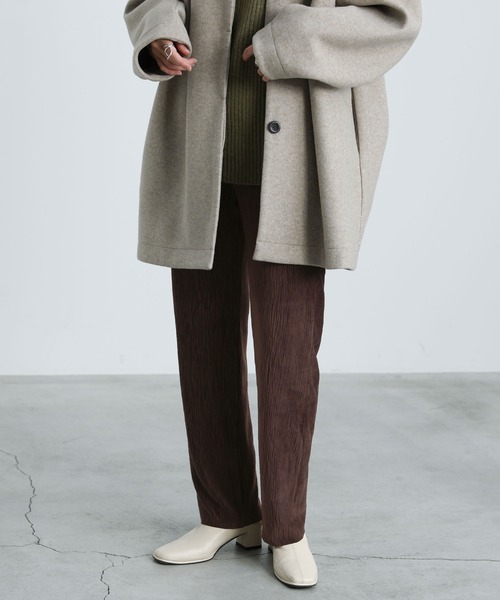 select MOCA（セレクトモカ）の「2021 AW ベロア楊柳ストレートパンツ（その他パンツ・レディース・ブラック/ブラウン/グレー・FREE）」の15枚目の写真