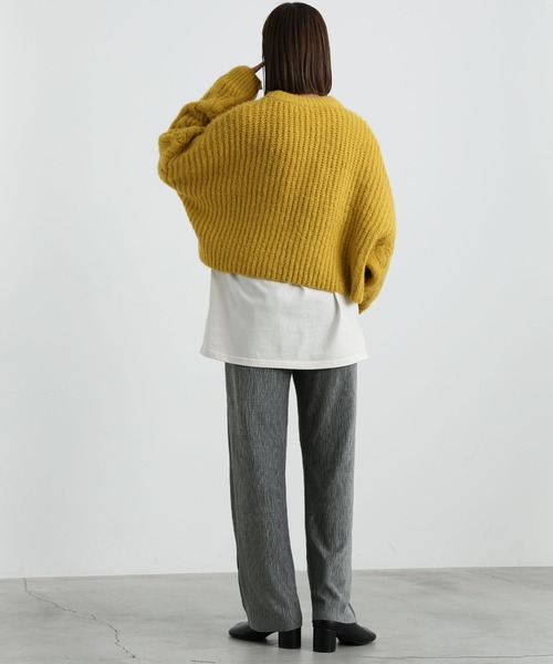 select MOCA（セレクトモカ）の「2021 AW ベロア楊柳ストレートパンツ（その他パンツ・レディース・ブラック/ブラウン/グレー・FREE）」の11枚目の写真