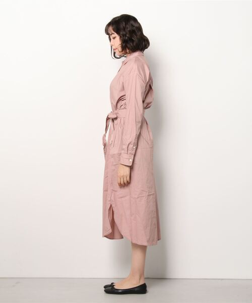 GAP（ギャップ）の「ミディシャツワンピース（シャツワンピース・レディース・ブラック系その他/ベージュ系その他/ベージュ系その他2・XS/S/M/L/XXS）」の9枚目の写真