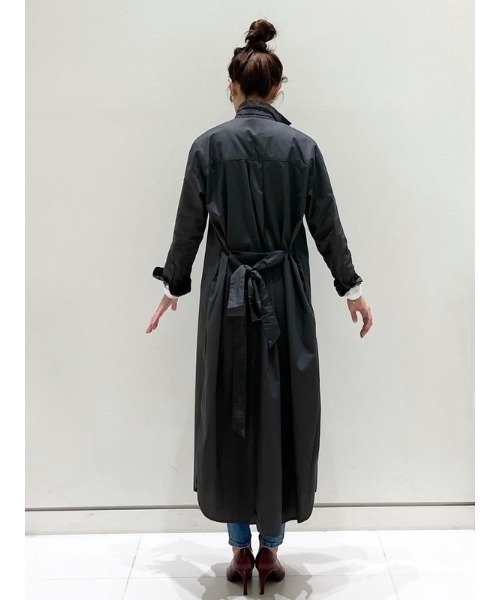 GAP（ギャップ）の「ミディシャツワンピース（シャツワンピース・レディース・ブラック系その他/ベージュ系その他/ベージュ系その他2・XS/S/M/L/XXS）」の21枚目の写真